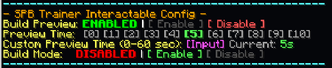 SPB Interactable Config