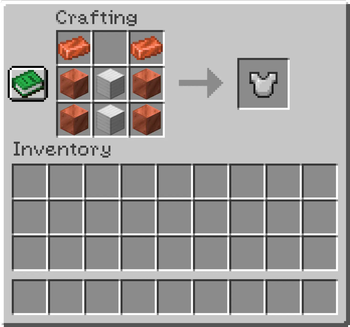 Iron chestplate recipe