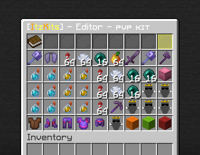 Showcase of kit editor