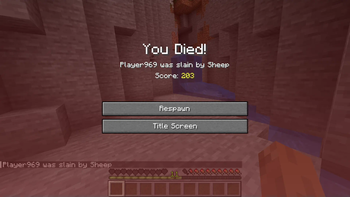 sheep killed player