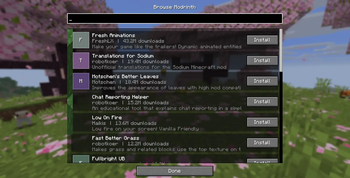 Install packs from the internet (built in CRL)