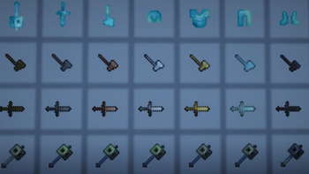 Armor + Weapons and Glint :D