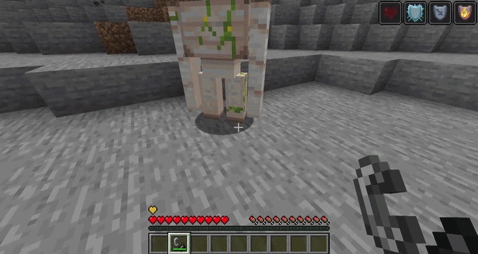 Trigger golems to attack me