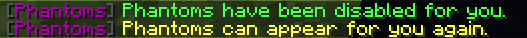 Toggle message