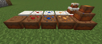 Every cake and two of 512 different huge cake variants