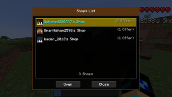 Shops List (All)