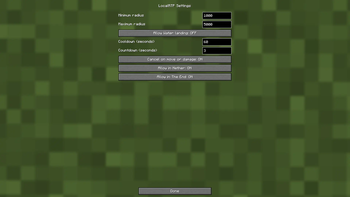 ⚙️ Mod Settings