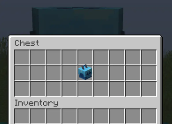 in the inventory slot