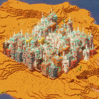 Isometric view of the city
