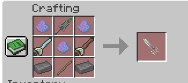 Vanquisher Sword Recipe