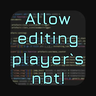 Allow editing player`s nbt!