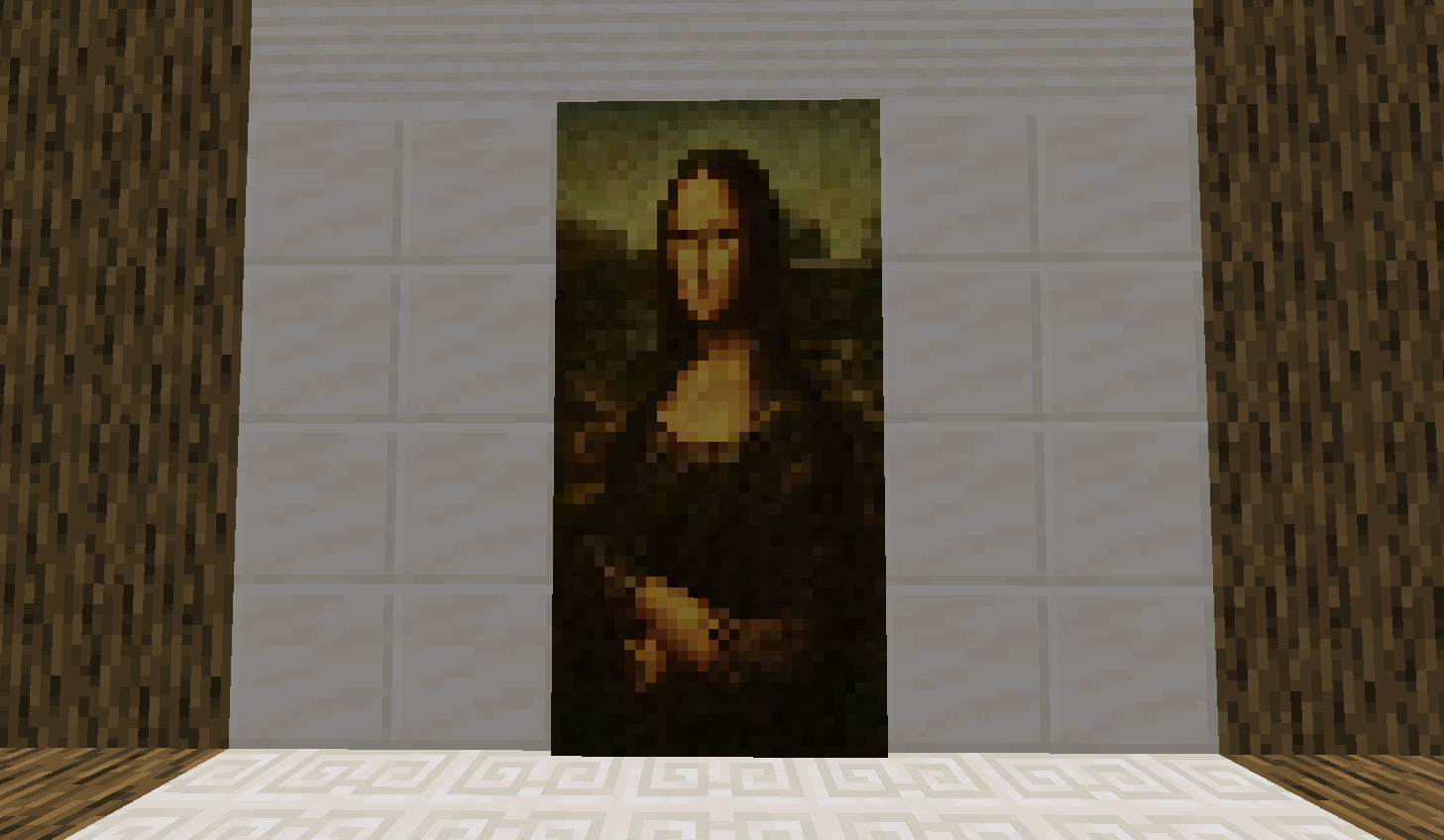 Painting of the Mona Lisa