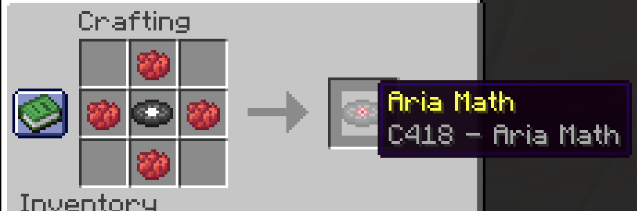 Aria Math Music Disc Recipe
