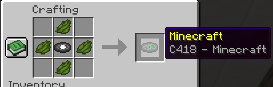 Minecraft Music Disc Recipe