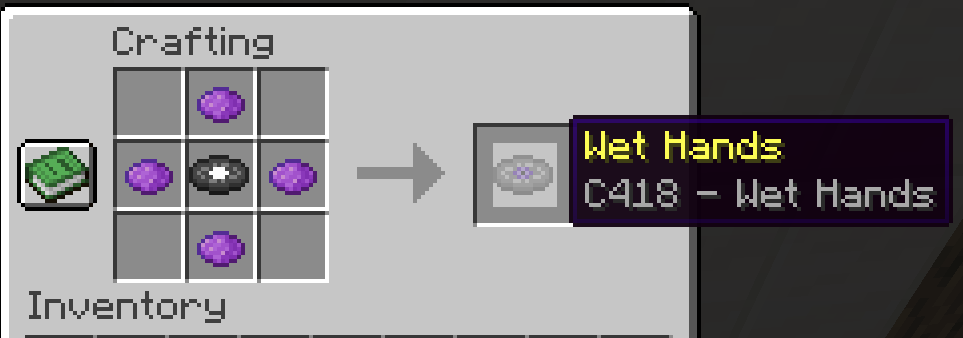 Wet Hands Music Disc Recipe