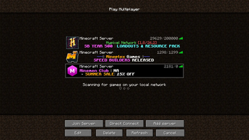 1.7 Multiplayer Menu