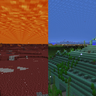 Clear Water/Lava/PowderSnow