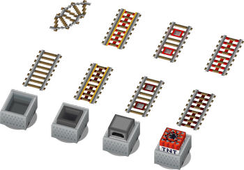 Rails and minecarts