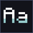 Teal Shaded Font