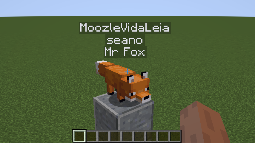 Fox with two trusted players and a custom name