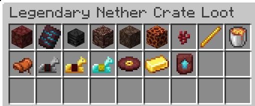 Legendary Nether Crate Loot