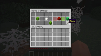 Mace settings