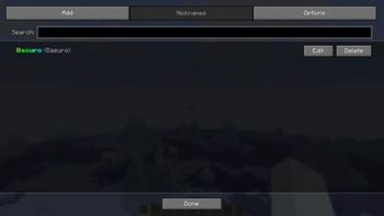 Edit Screen