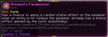 The Alchemist's Pandemonium's item tooltip