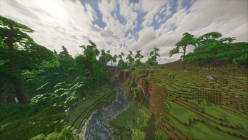 river and plain