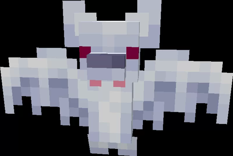 White Vampire Bat Model