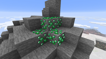 Emerald Ore in Mountains