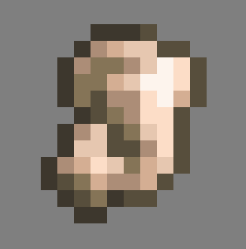 A raw iron nugget