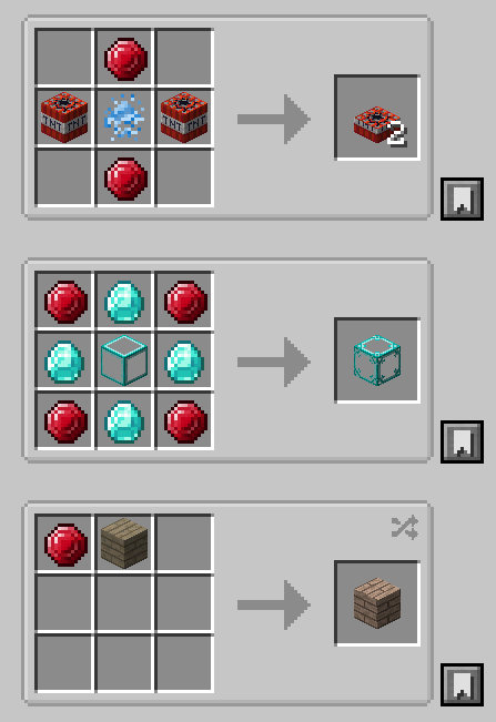 JEI recipes