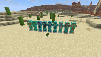 Spike armour trim