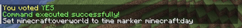 Successful vote