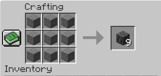 Deepslate Crafting Recipe