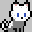 White cat totem