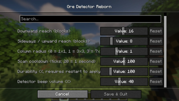 Config Screen