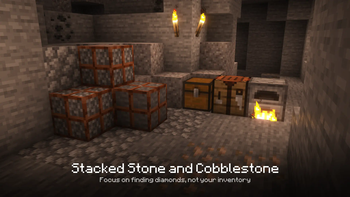 Stacked Stone and Cobblestone