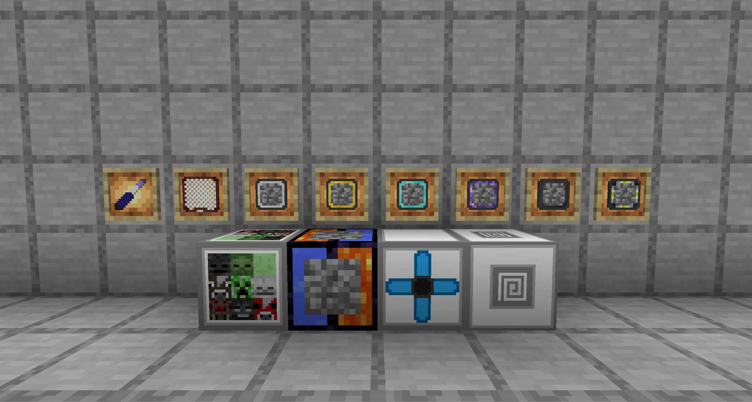 All blocks and items
