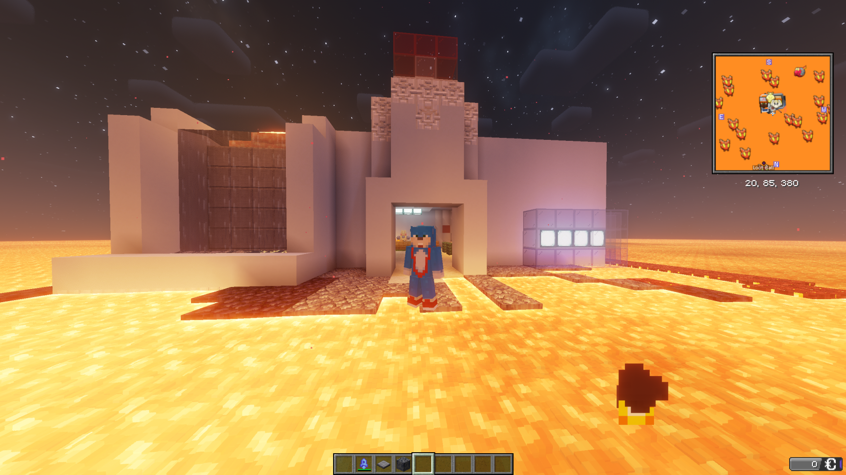 Pokemon Center on Lava Ocean Planet