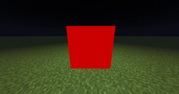 Glowstone to Red Screen