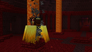 A Wildfire, in his own Nether structure!