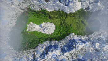 a wide render distance