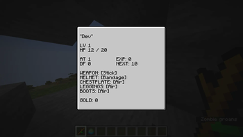 Stats Menu