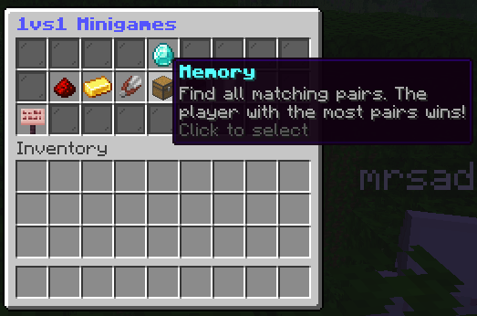Minigames GUI