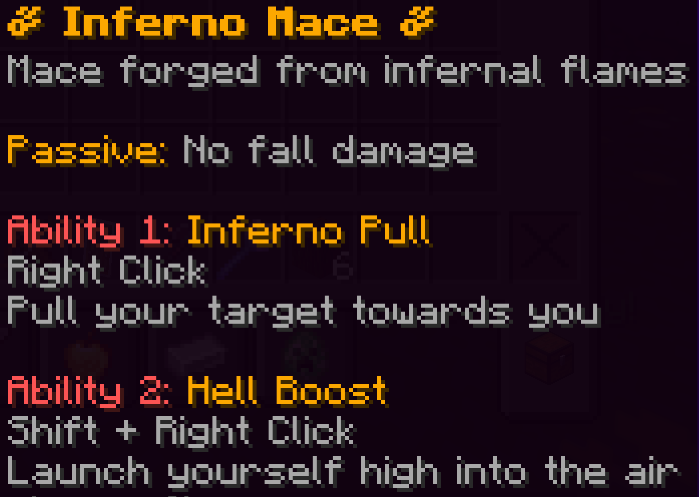 Inferno Mace