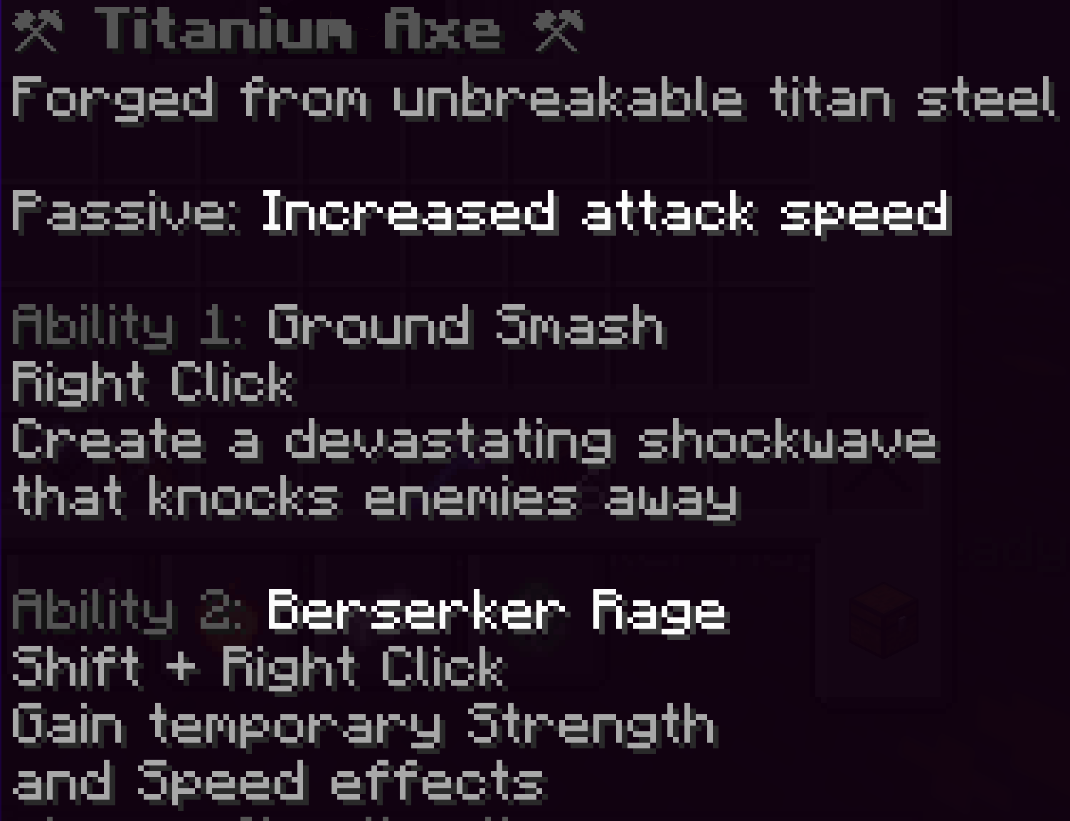 Titanium Axe
