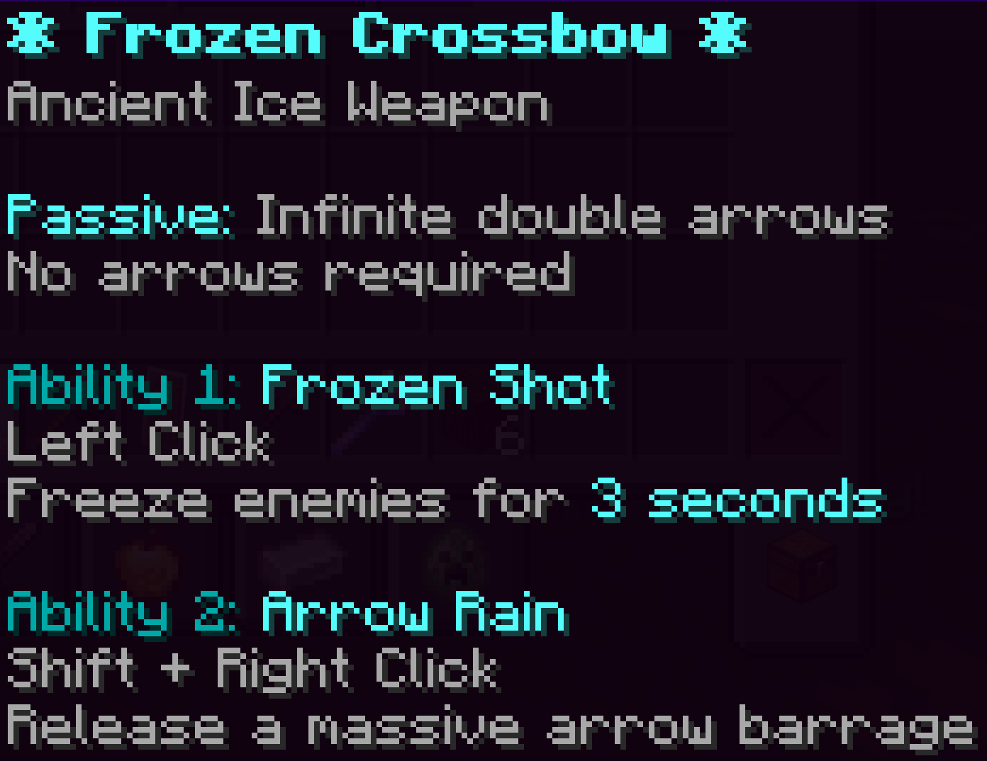 Frozen Crossbow