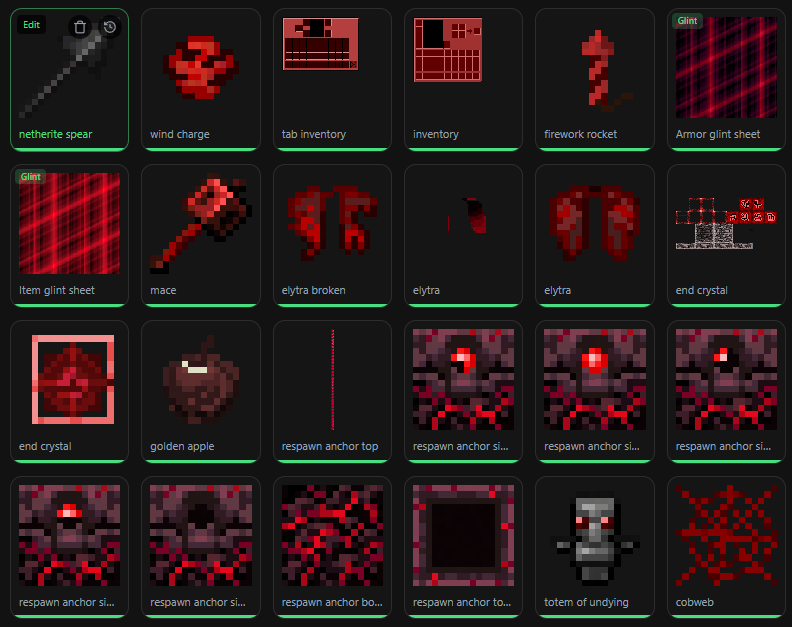 dark red pvp pack x16 — screenshot 2